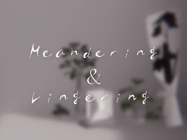 Meandering and Lingering