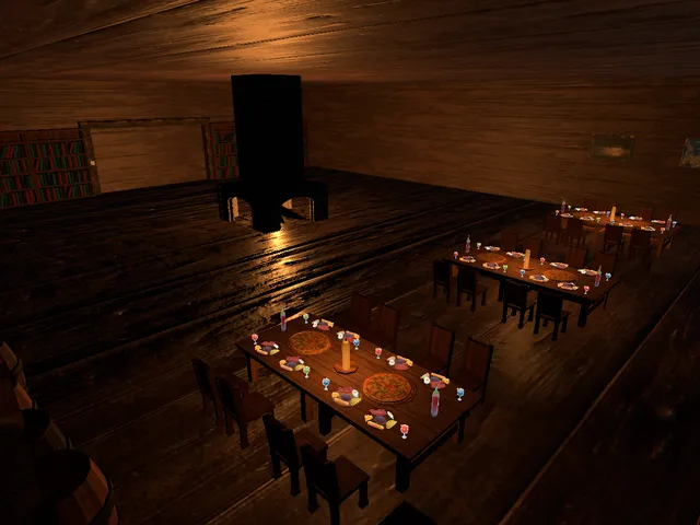 Night Camp And House