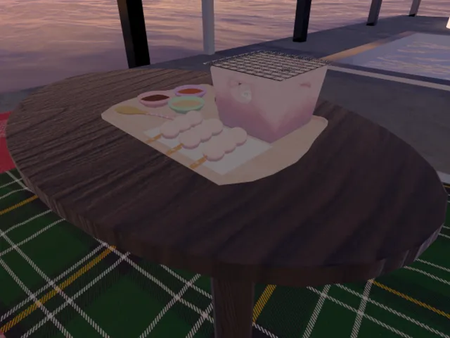 お餅が焼けるチルワ