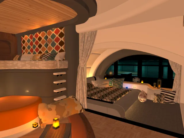 midnight bedroom