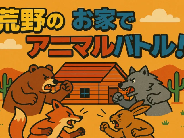 荒野のお家でアニマルバトル!
