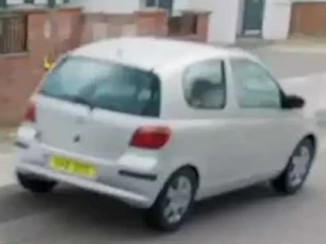 Jumping Toyota Yaris