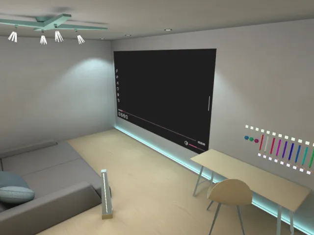 ダリアの仮作業部屋