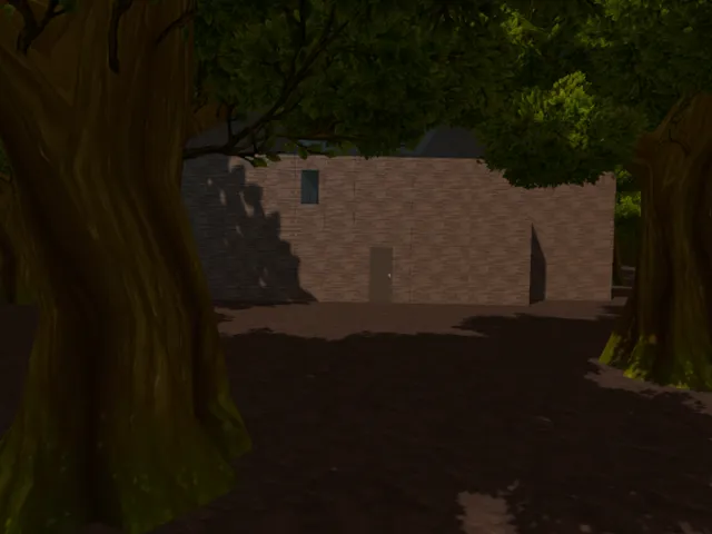 A totally normal forrest house