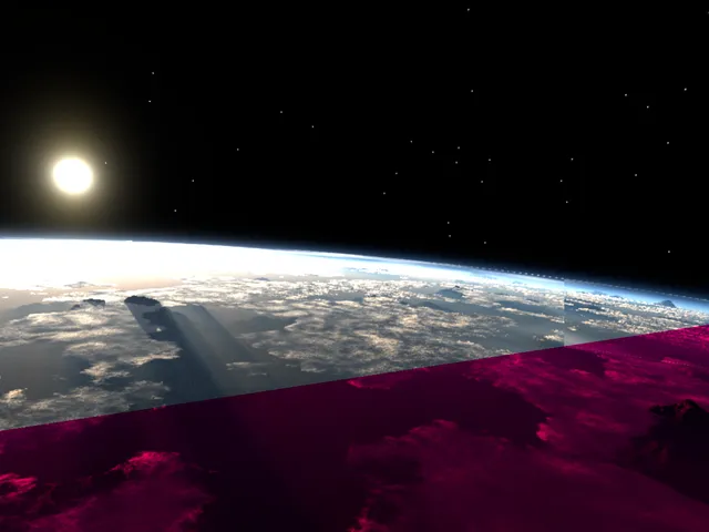 Simple mirror in space