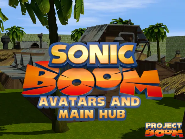 Sonic Boom Avatars And Main Hub