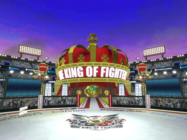 KOF XV Hyper Galaxy Ring stage