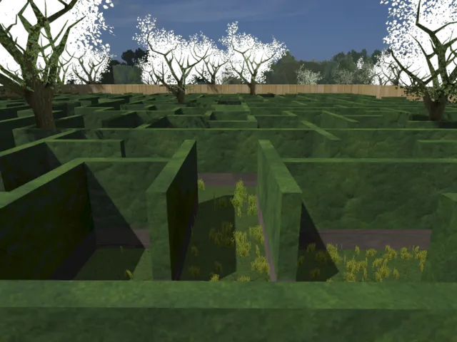Simple Hedge Maze