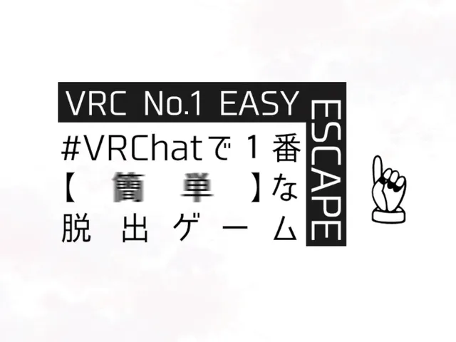 ＃VRChatで1番 【簡単】な脱出ゲーム - VRC No․1 EASY ESCAPE․