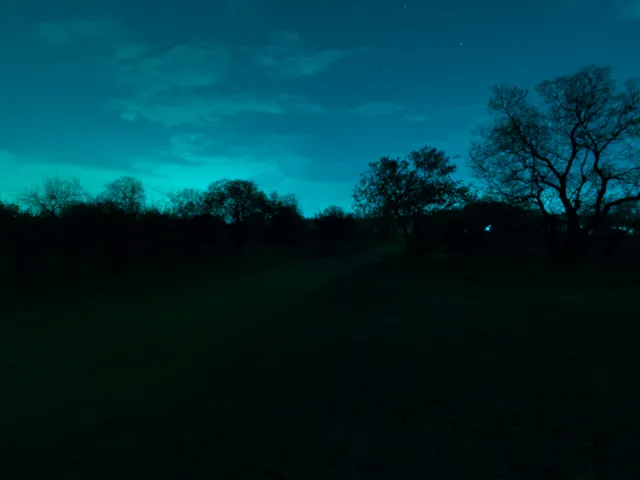 星空下的别墅