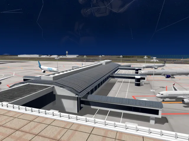 Naha Intl Airport by Guramamu