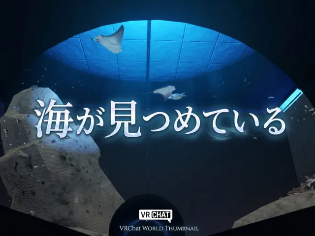 海が見つめている