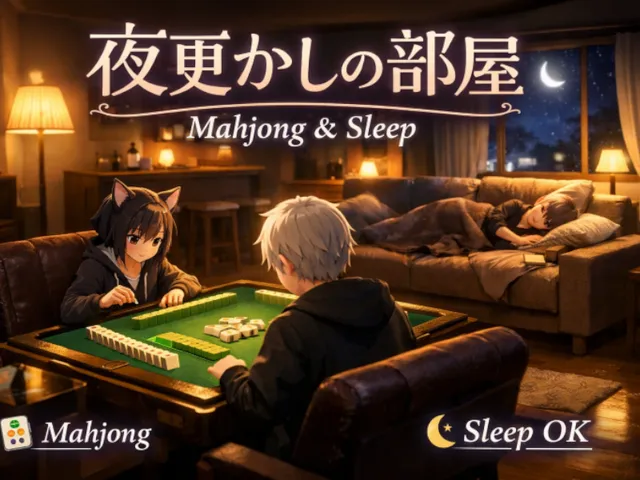 夜更かしの部屋 Mahjong ＆ Sleep