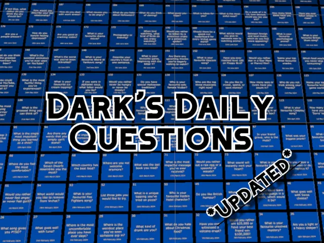 Dark's Daily Questions - Day ＃832