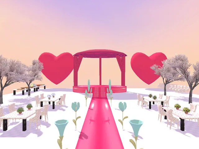 Kitty Cute Wedding Date Spot