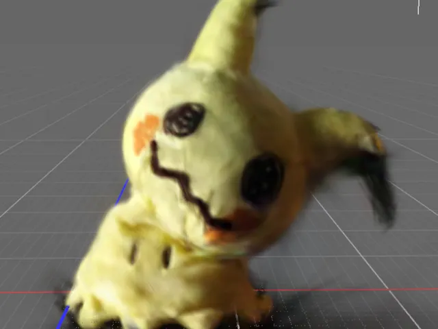 Mimikyu Plush Gaussian Splat Test