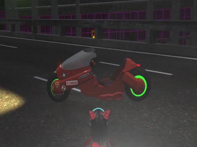 Akira ＂Kaneda Bike＂ Ride