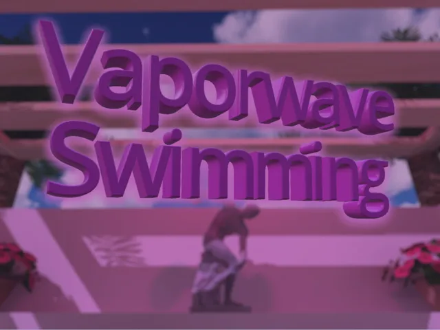 Vaporwave Swimming