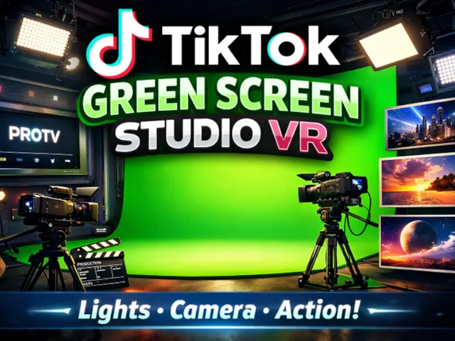 Tiktok Green Screen Studio