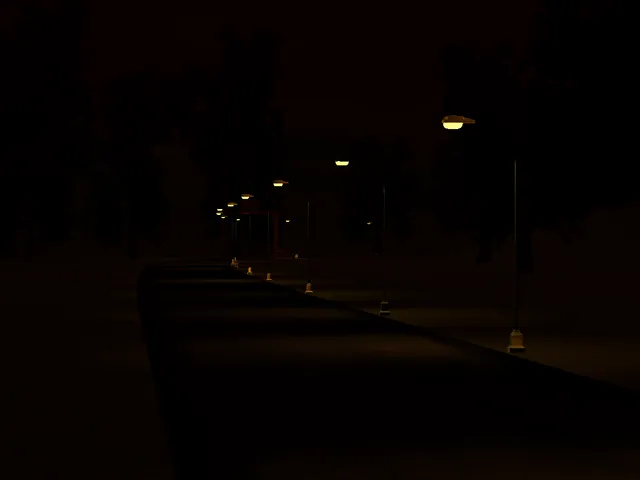 Redirected Walking˸ Night Trail