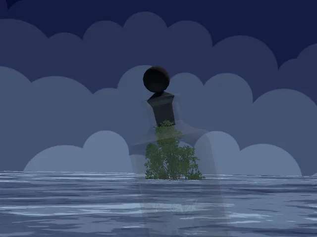 Bottle Among the Ocean