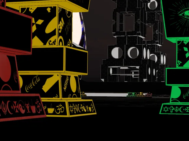 Dystopia Squeeezion audio link music visualizer and emporium