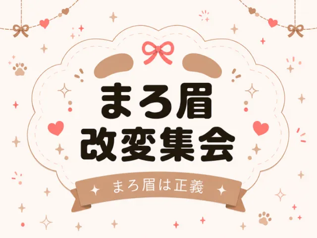 まろ眉改変集会