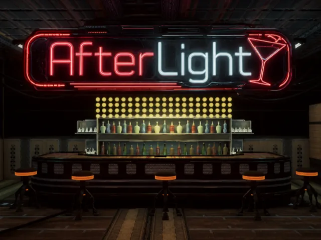 After Light ( CyberPunk Cat girl Bar)