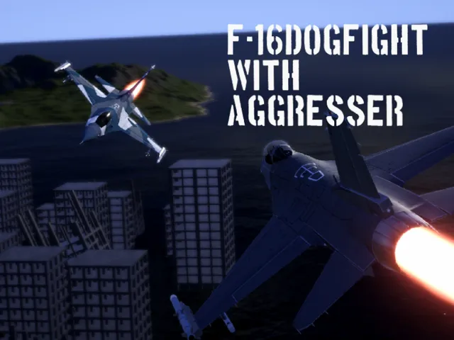 F-16DogFightWithAggresser