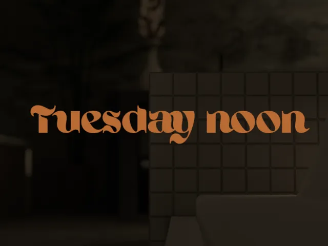 Tuesday noon
