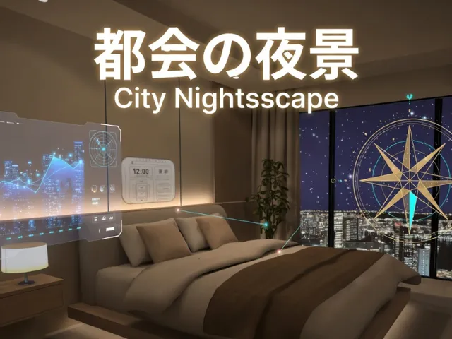 都会の夜景-City Nightsscape