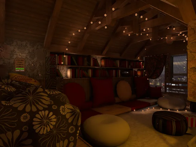 Cozy Winter Room 冬日书屋