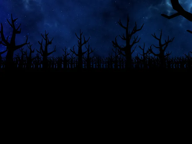 low poly forest