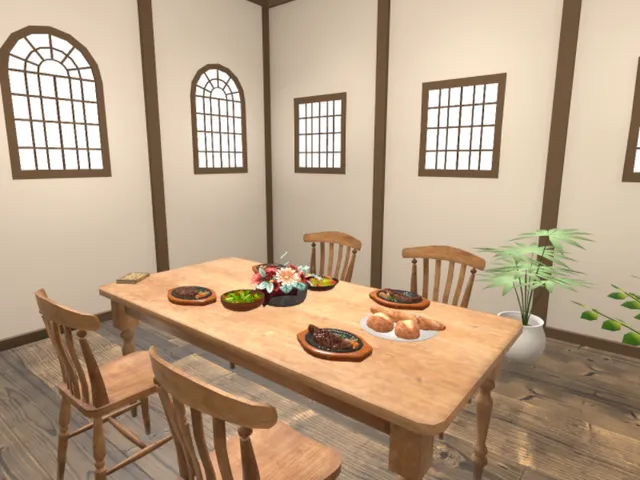 窓のある部屋