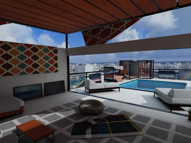 夏のひと時 Summer City Rooftop