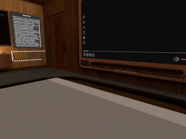 テスト中のワールド