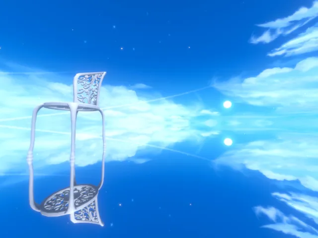 mirror blue sky