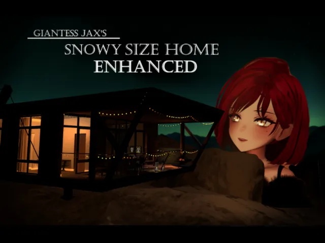 Giantess Jax's Snowy Size Home ENHANCED