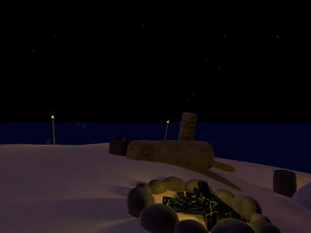 Small Tiki island