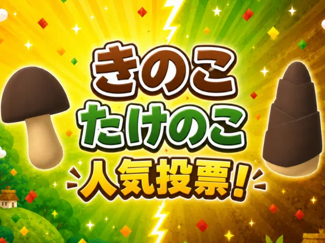 きのこ･たけのこ投票場