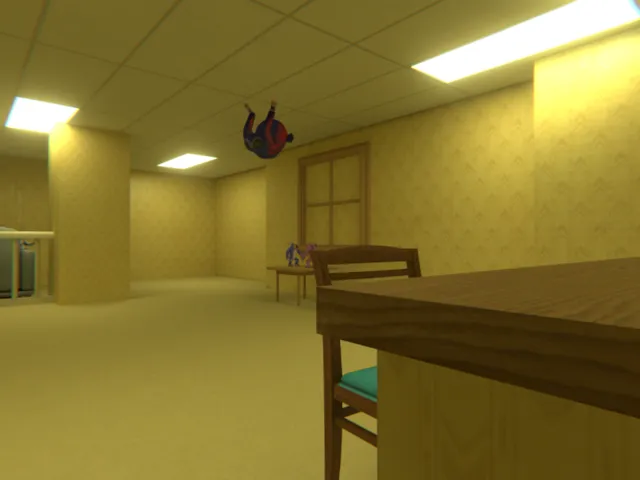 Backrooms Chillax World (Now With TVsǃ)