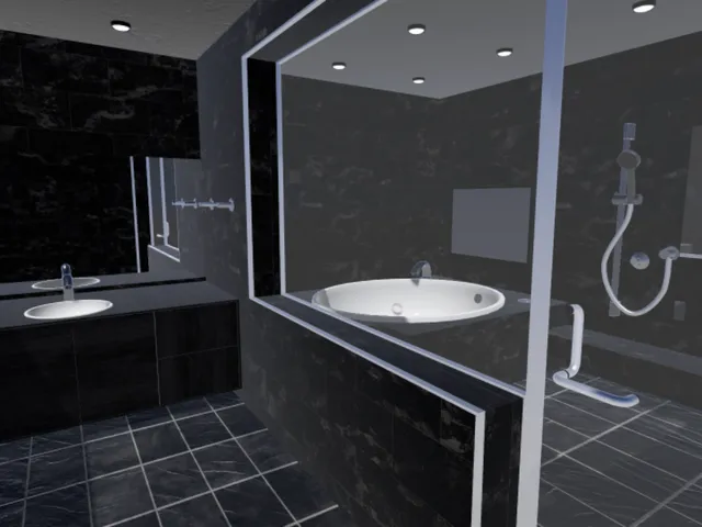 高級バスルーム ⁄ High Class Bathroom