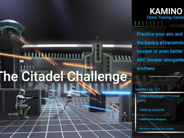 The Citadel˸ Update 1․7 Added Jedi Weapons what stop bullets and admin weapons