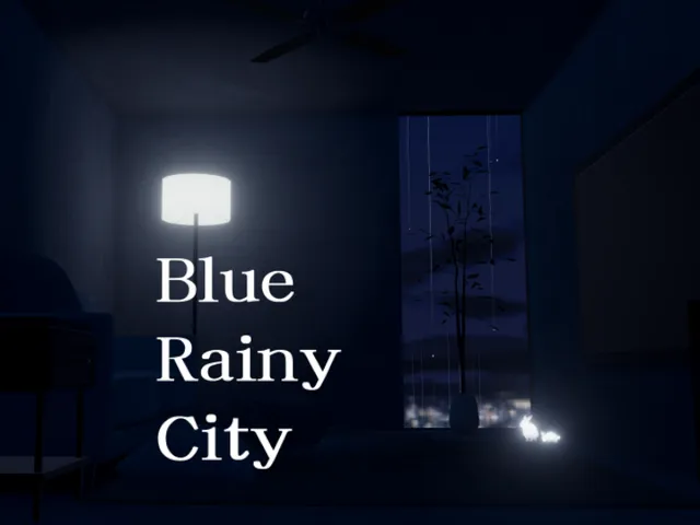 Blue Rainy City