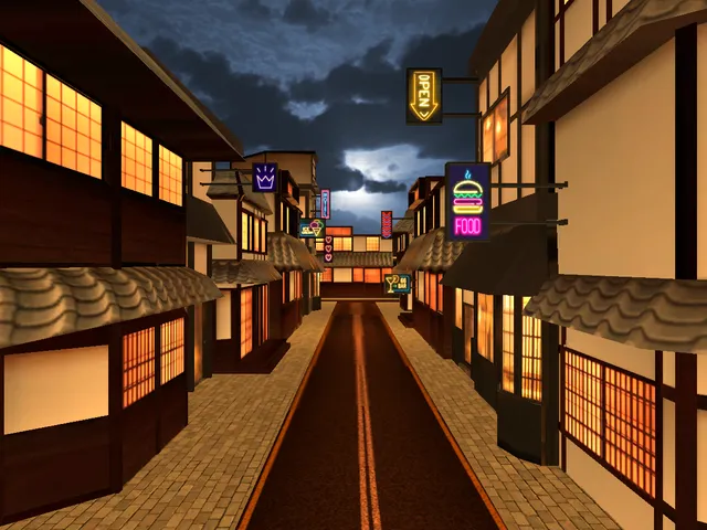 Japan Neon Street