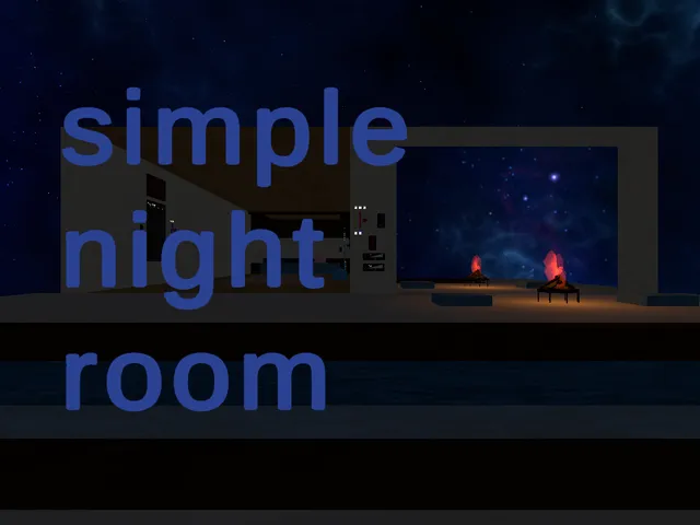 simple night room