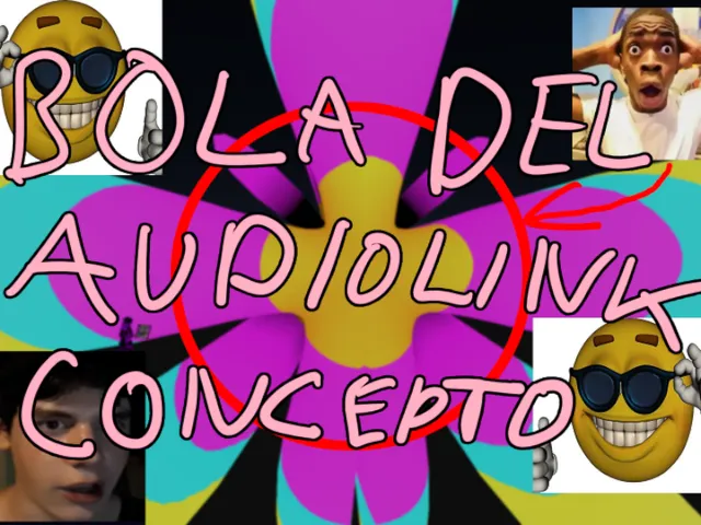 Bola del audiolink concepto