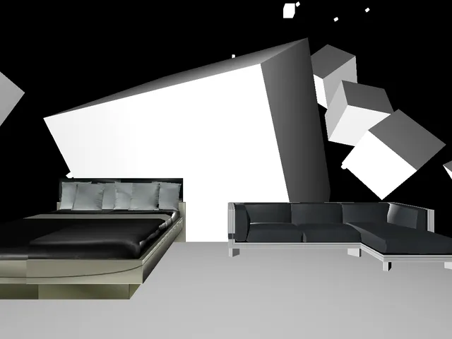 There isn't anyone in the room․