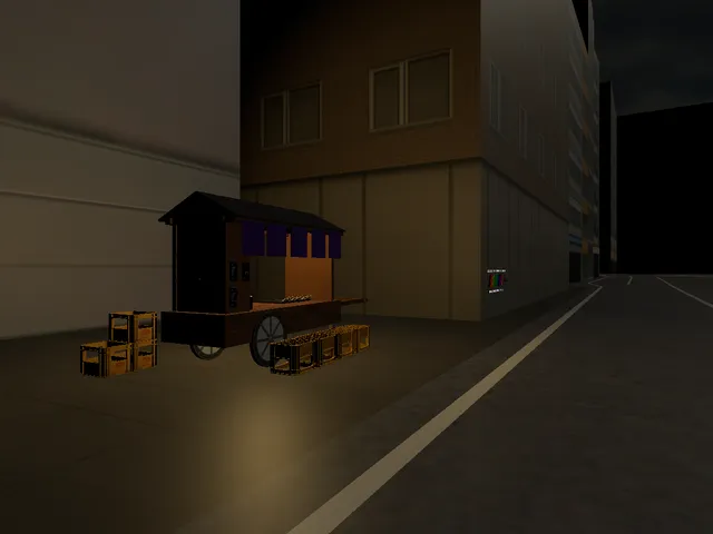 名前の見えない屋台 Hide name Yatai