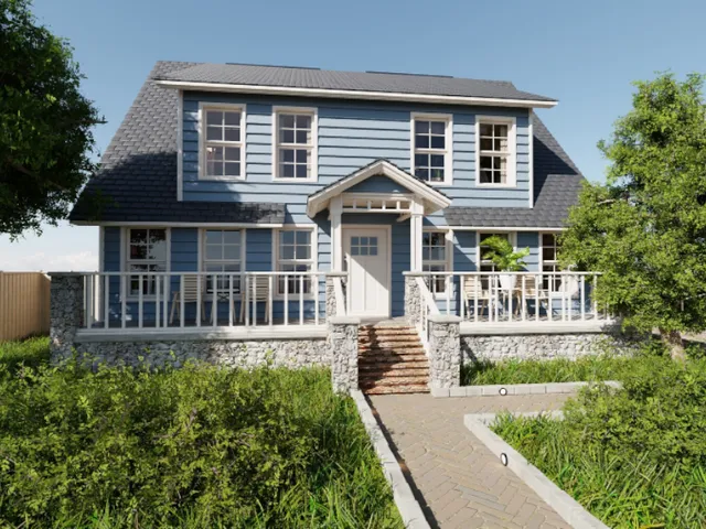 Classic Style American House